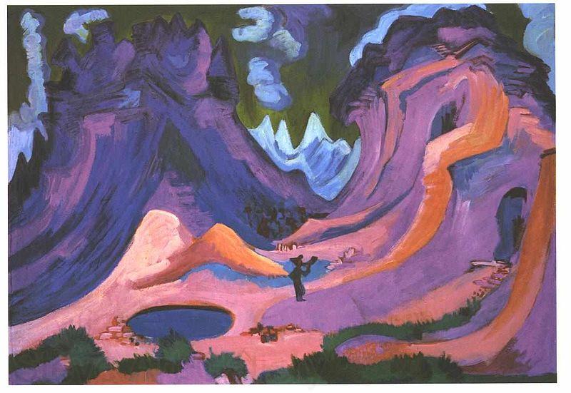 Ernst Ludwig Kirchner The Amselfluh